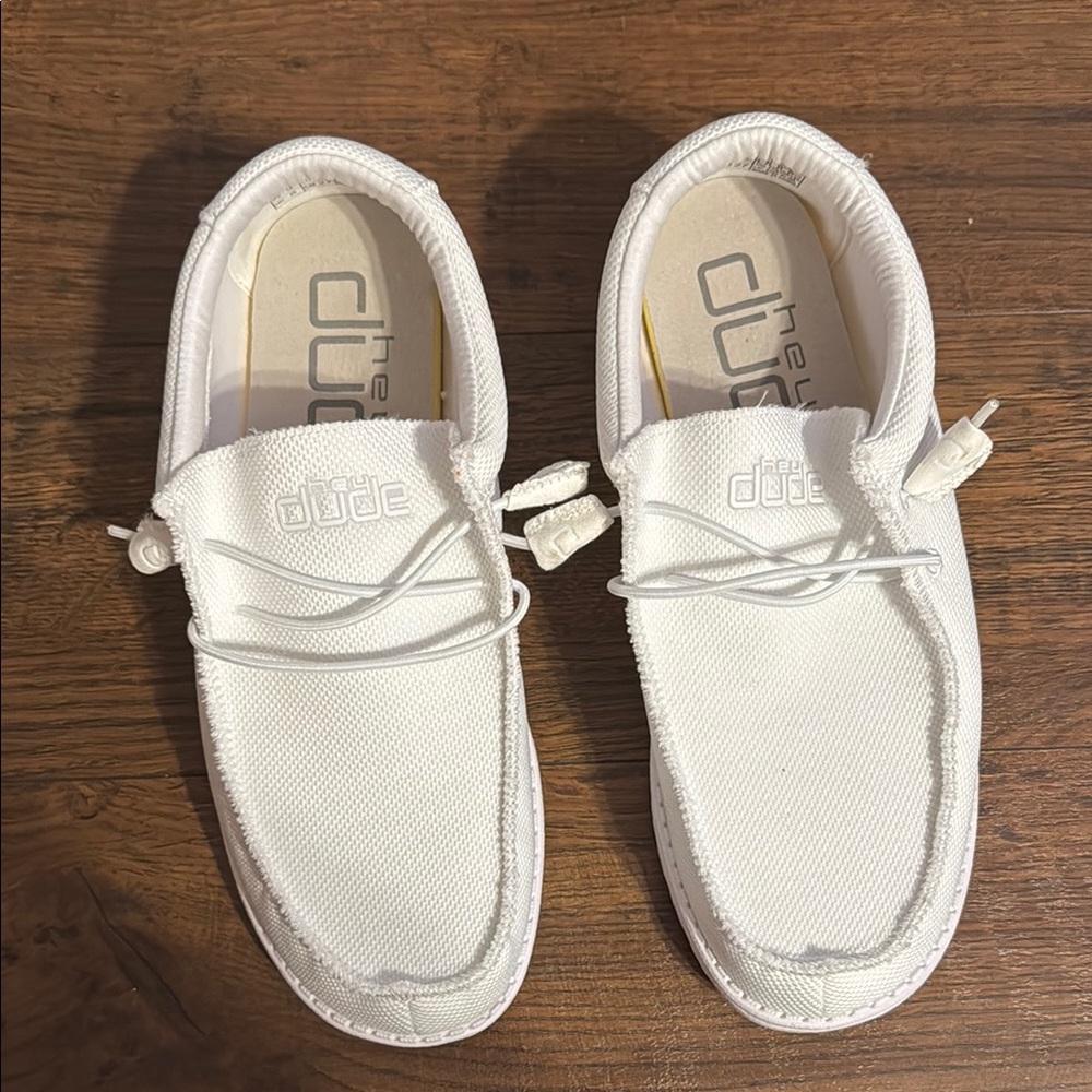 Hey Dude White Shoes